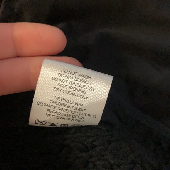 IRO Caty Crepe and Wool Blend Black Jacket 38 - Picture 10 of 10